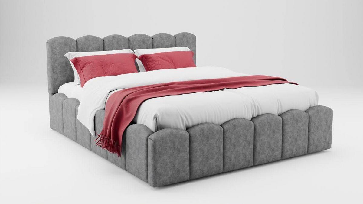 Łóżko sypialniane Bianka 160x200 – białe, elegancja i komfort